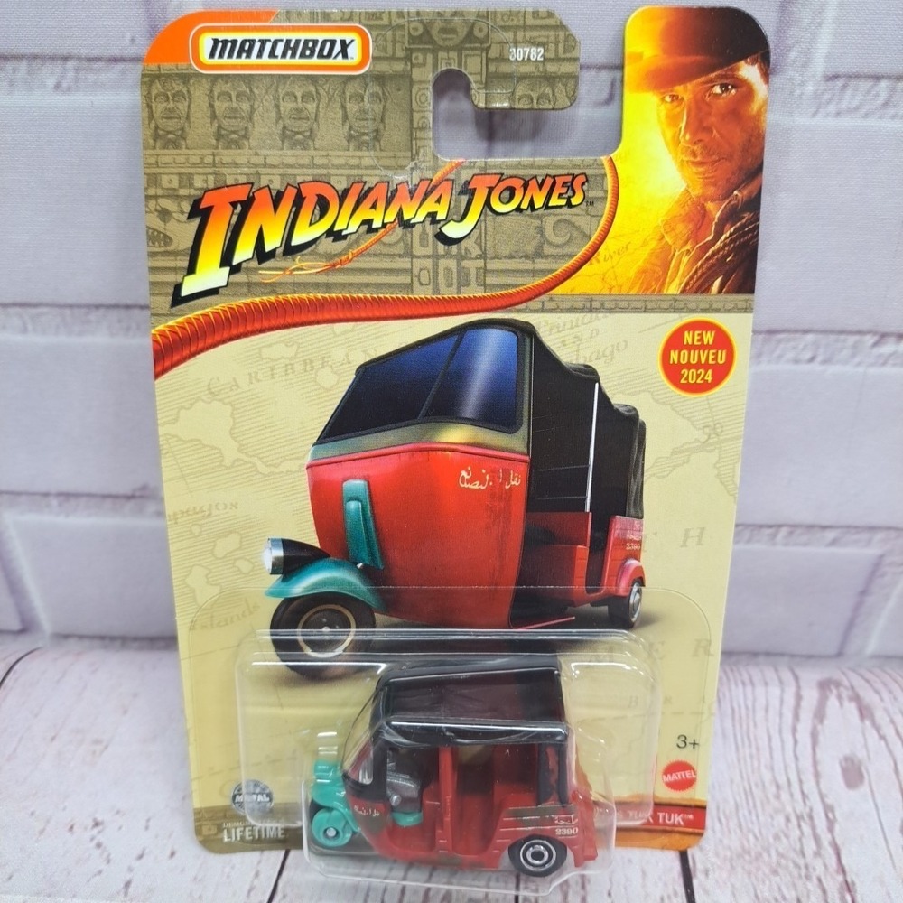 Matchbox 2024 INDIANA JONES THEMED MBX Tangiers Tuk‎ Tuk 51/100